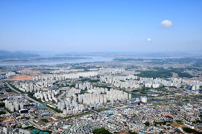 파주 운정신도시 전경. 사진=파주시청