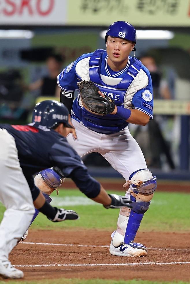 삼성 라이온즈 포수 이병헌. <삼성 라이온즈 제공>