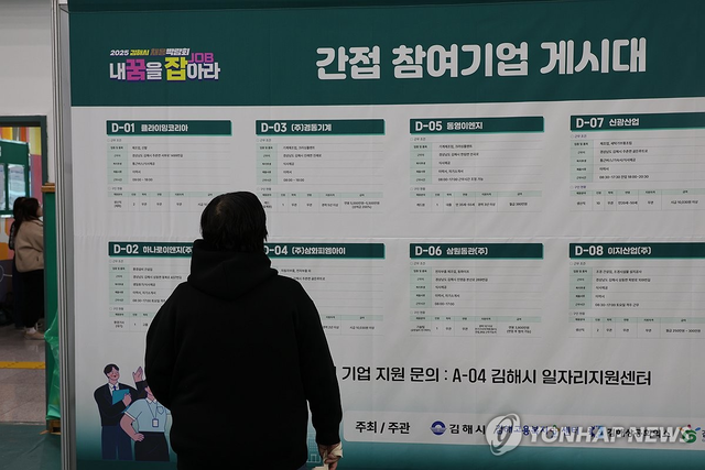 취업박람회 자료사진. 연합뉴스