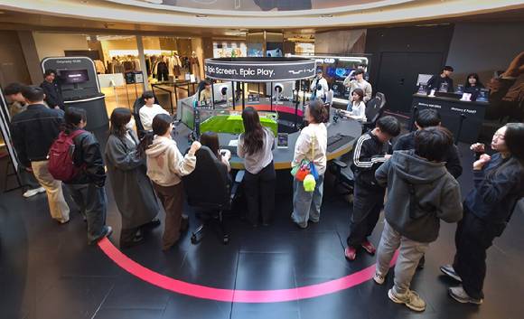 삼성전자, '오디세이 게임 스테이션' 팝업 체험존 [사진=삼성전자]