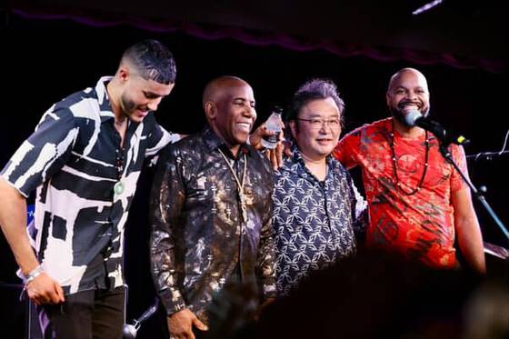 네이선 이스트 콰르텟 멤버들. 왼쪽부터 노아 이스트, 네이선 이스트, 잭리, 도널드 버렛. 사진 유앤아이커뮤니케이션