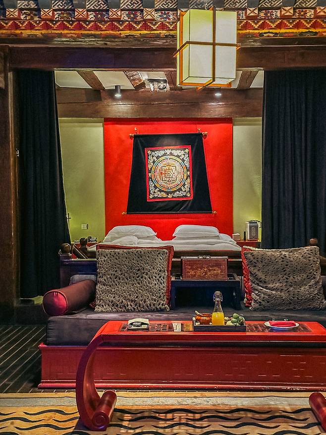 티베트 스위트 객실의 침실/ 사진=권효정 여행+ 기자