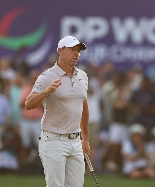 공동 선두로 대회 2연패에 도전하는 로리 매킬로이. [사진=DP월드투어]
