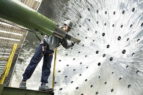 두산에너빌리티 원전 설비 제조 공정 [두산에너빌리티 제공. DB 및 재판매 금지]