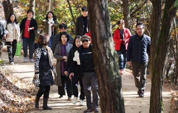 대전 성동산 맨발길