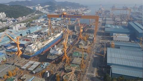 [자료] 옛 대우조선해양 옥포조선소 전경