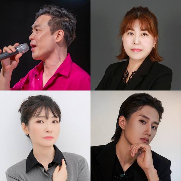 공연 제작진. 시계방향으로 최준 창신대학교 음악학과 교수, 한래현·조민주·박정희 실용작곡 전공자. /창신대학교 음악학과