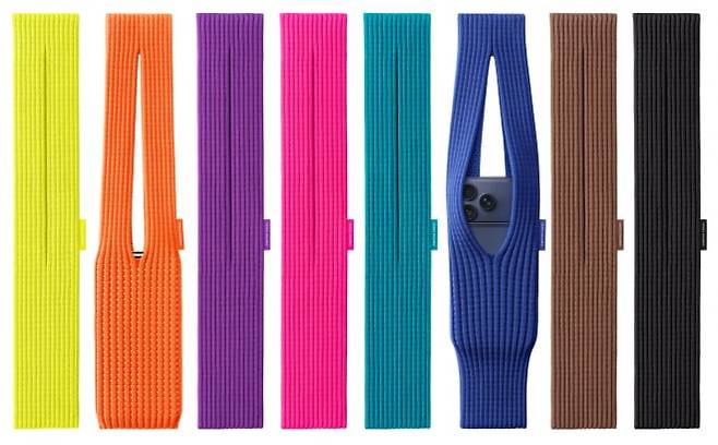 애플이 일본 디자이너 브랜드 이세이 미야케와 협업해 선보인 ‘아이폰 포켓’./애플 홈페이지 캡처