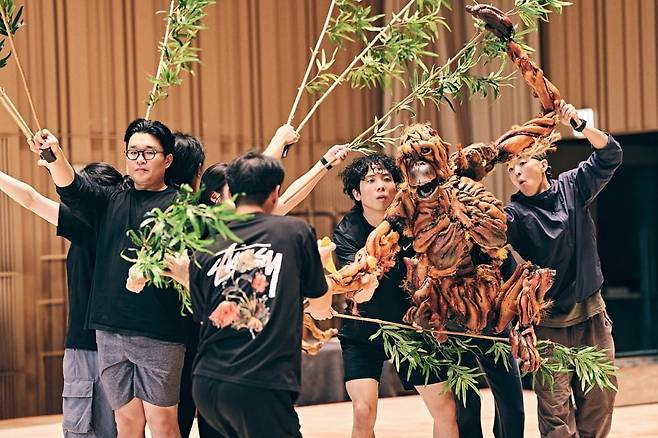 '라이프 오브 파이' 연습 현장 /사진=에스앤코 제공