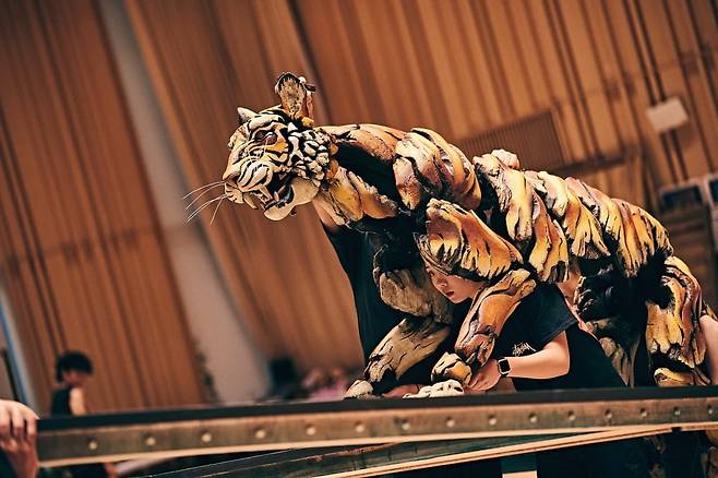 '라이프 오브 파이' 연습 현장 /사진=에스앤코 제공