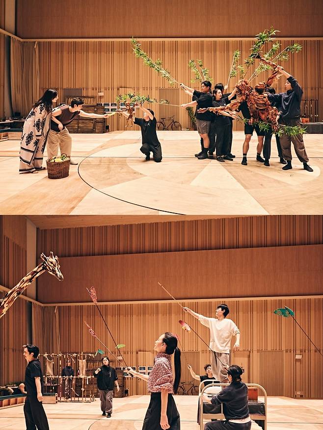 '라이프 오브 파이' 연습 현장 /사진=에스앤코 제공