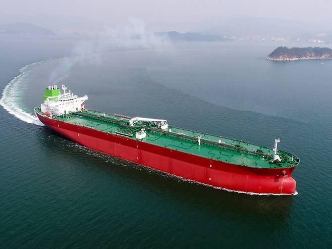 케이조선이 건조한 11만5000t급 석유화학제품운반선. 사진과 기사는 관련 없음. [케이조선]