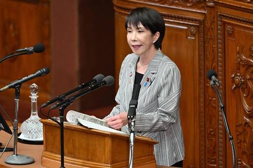 다카이치 사나에 일본 총리가 대만 유사시 ‘존립위기 사태’가 될 수 있다고 말하면서 중국이 강하게 반발해 중·일 관계가 급속히 얼어붙고 있다. [AFP = 연합뉴스]