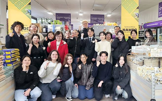 독일 베를린에 개장한 전남 농수산식품 상설매장 [전남도 제공]