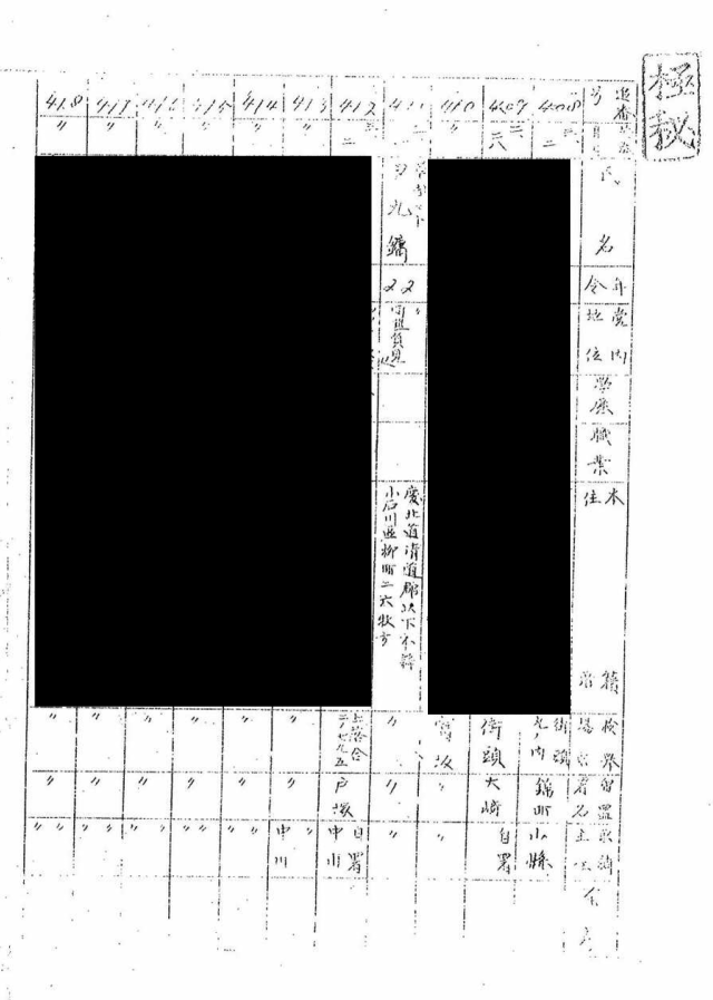 검거인명부. 사진 제공=국가보훈부