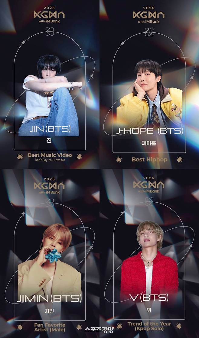 방탄소년단 KGMA 포스터. 빅히트 뮤직 제공