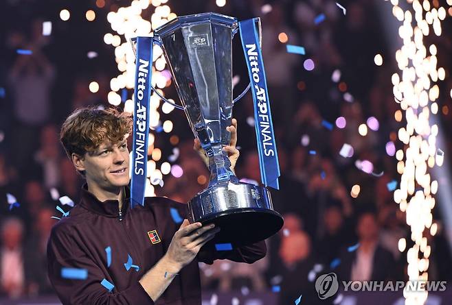 우승 신네르 [EPA=연합뉴스]