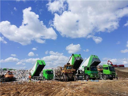 수도권매립지 폐기물 반입 차량 [경인방송DB]