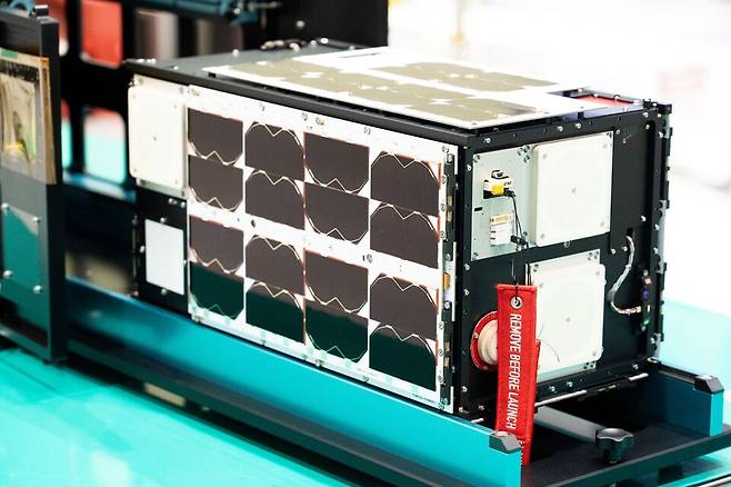 '경기기후위성' 1호기(GYEONGGISat-1). <경기도 제공>