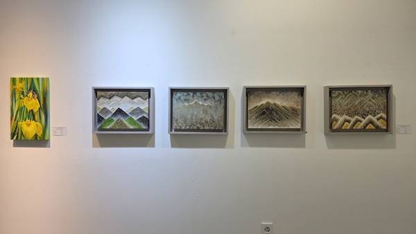 29일까지 창원 맛산갤러리 제1·2관에서 <작은 그림 선물>전이 열린다. /박미영