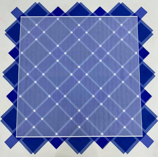 누비의 확장성에 대한 고민을 담은 오브제 작품 '빛과 바람 Ⅰ'.