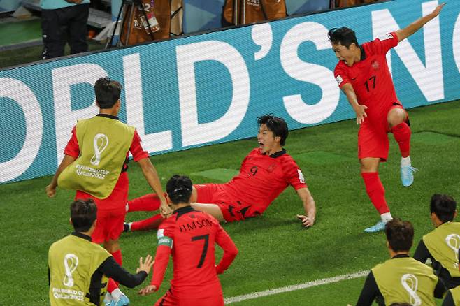 2022 카타르 월드컵 당시 가나와 경기 모습. 사진=AFPBB NEWS