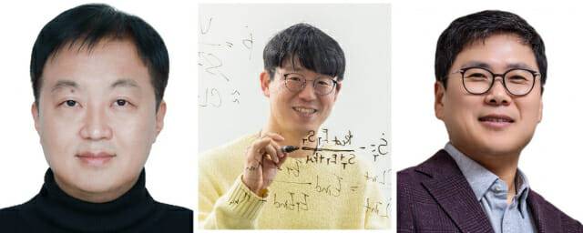 한국과학기자협회가 선정한 ‘기자가 뽑은 올해의 과학자상’ 수상자들. 왼쪽부터  김백민 부경대 교수, 김재경 IBS  CI 겸 KAIST 부교수, 박기덕 KIST 뇌과학연구소장.(사진=한국과학기자협회)