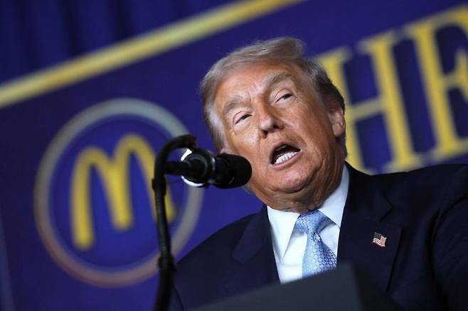 도널드 트럼프 미국 대통령. 게티이미지연합뉴스