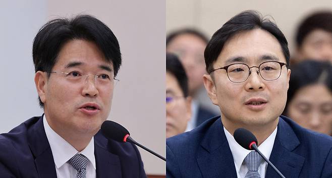 박재억 수원지검장(왼쪽)과 송강 광주고검장. 뉴스1