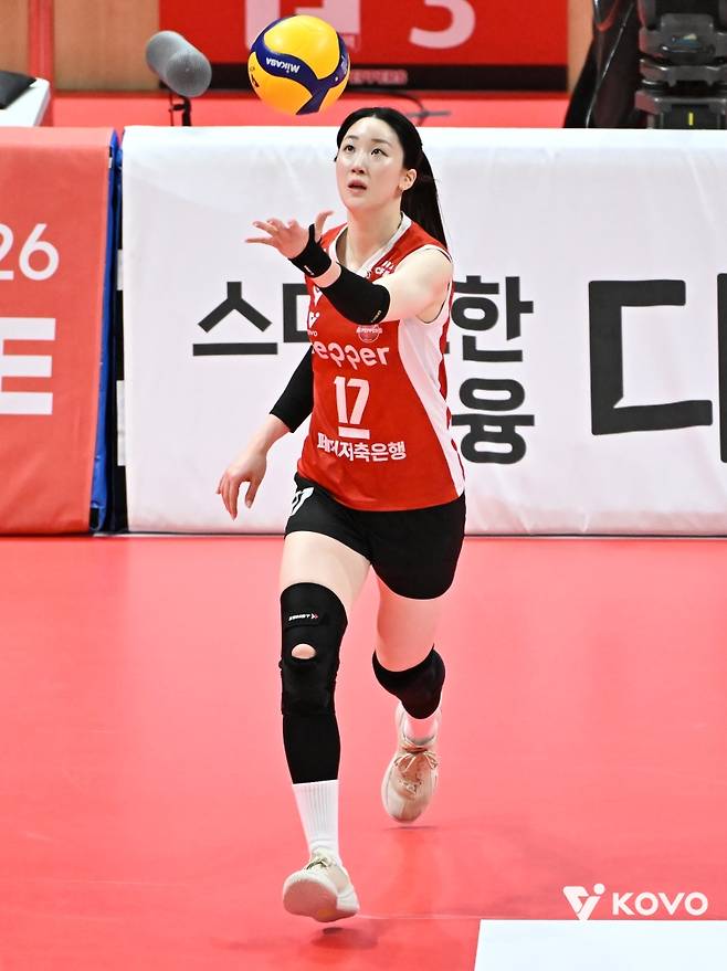 ▲서브하는 고예림 [KOVO]