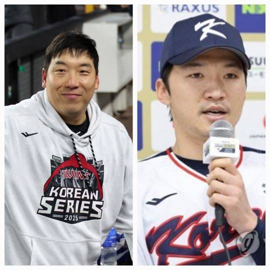 김현수(왼쪽)와 박해민 [연합뉴스]