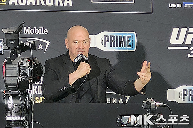 데이나 화이트 UFC 대표. 사진=김재호 특파원