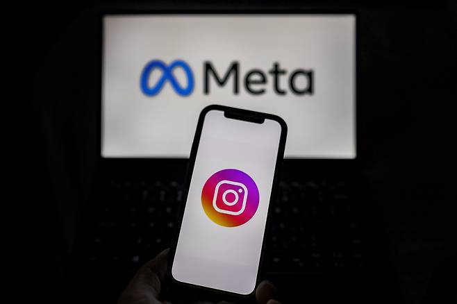 페이스북과 인스타그램, 왓츠앱을 보유한 메타 플랫폼즈(메타). [게티이미지]