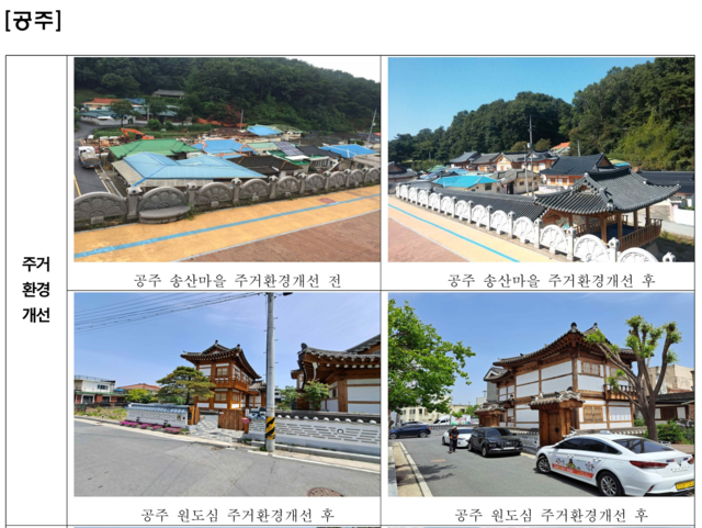 충남 공주 주거환경 개선. 국가유산청