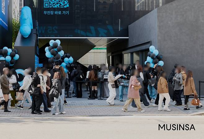 지난 15일과 16일 양일간 서울 성수동에서 열린 ‘무신사 무진장 치트키’ 이벤트 현장. 무신사 제공