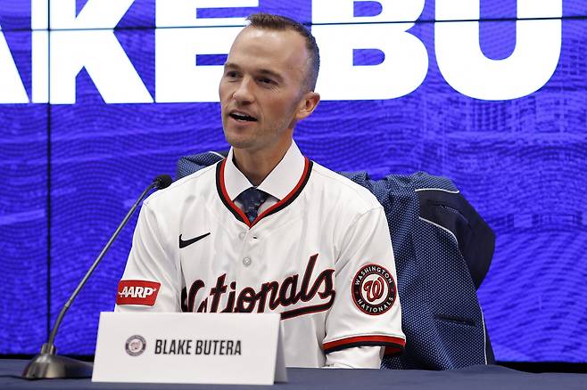 블레이크 부테라 신임 워싱턴 내셔널스 감독.   워싱턴 | Imagn Images연합뉴스
