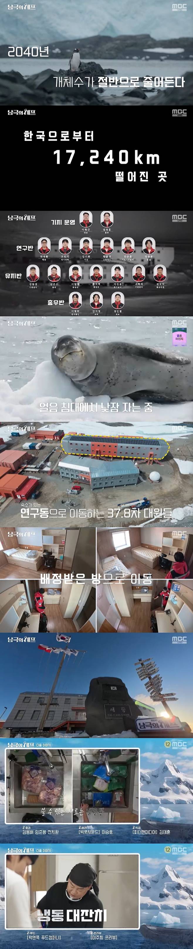 /사진=MBC '남극의 셰프' 방송 캡처