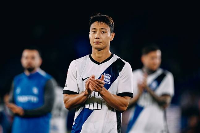 백승호. /사진=버밍엄 시티 공식 SNS