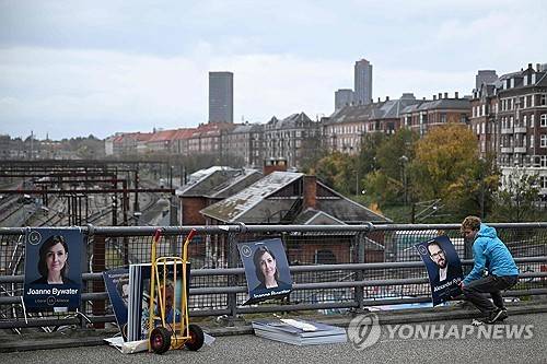 덴마크 코펜하겐 시장 후보들의 선거 벽보  [AFP 연합뉴스 자료사진. 재판매 및 DB 금지]