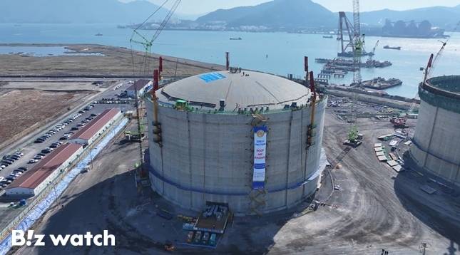 여수 동북아 LNG 허브 터미널 상량식./사진=BS한양