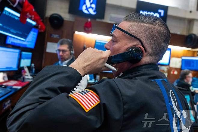 미증시 트레이더들. ⓒ AFP=뉴스1