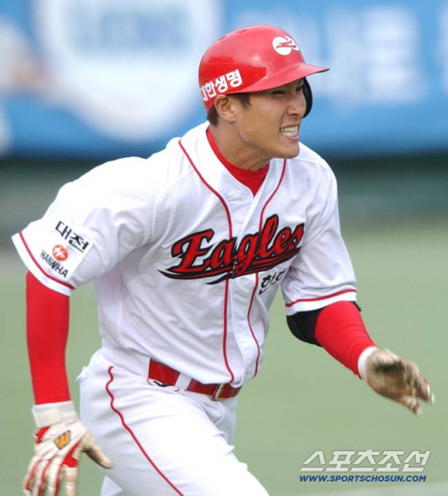 한화 선수 시절 임재철 감독.