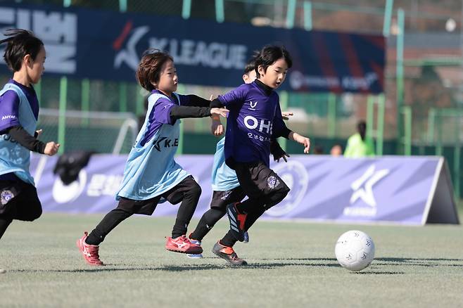비산체육공원/ 2025 K리그 퓨처스 페스티벌 축구 클리닉/ 친선경기/ 사진 김경태