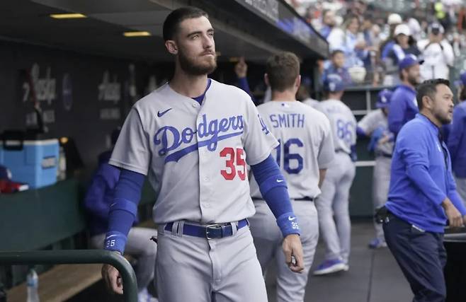 LA 다저스와 코디 벨린저의 재결합설이 무성하게 나돌고 있다. AP연합뉴스