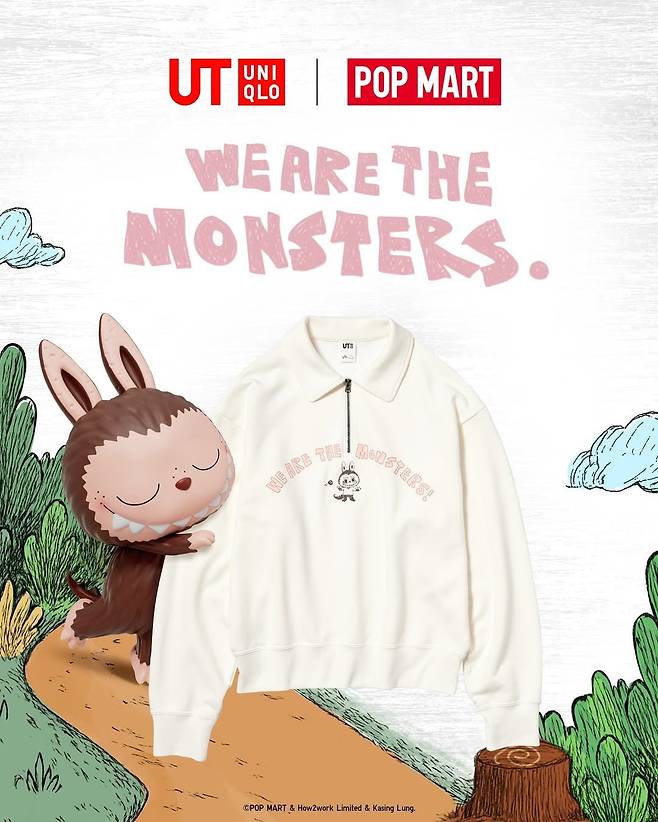 지난 14일 출시된 POP MART UT 컬렉션.  /사진=유니클로 제공