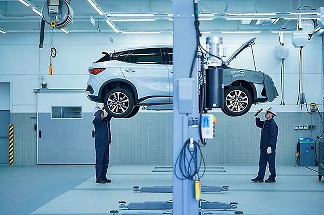BYD 서비스 센터 [사진출처=BYD]