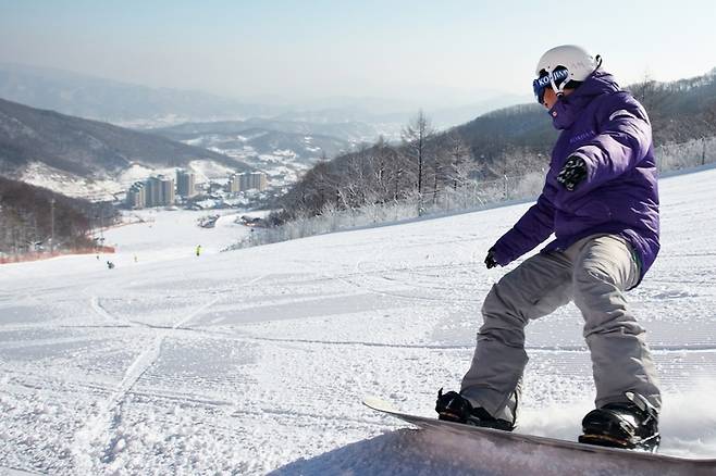 곤지암 리조트 스키장 스노보더 / 사진 = 곤지암리조트