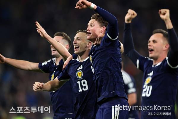 스코틀랜드 선수단 / 사진=GettyImages 제공
