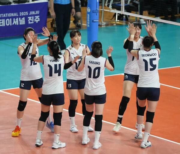 8월 16일 여자배구 한일전에서 터진 편파판정 논란이 이제 스포츠윤리센터 조사로 넘어갔다(사진=대한배구협회)