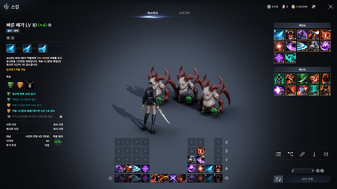 주력으로 사용하는 스킬 위주로 포인트를 투자해야 한다